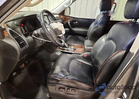 2019 Nissan Armada Platinum из США, поврежденный, VIN JN8AY2ND2K9090274